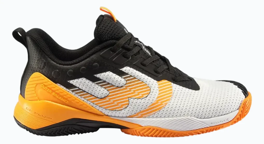 Zapatillas de pádel Bullpadel Vertex Grip Blanca-Naranja