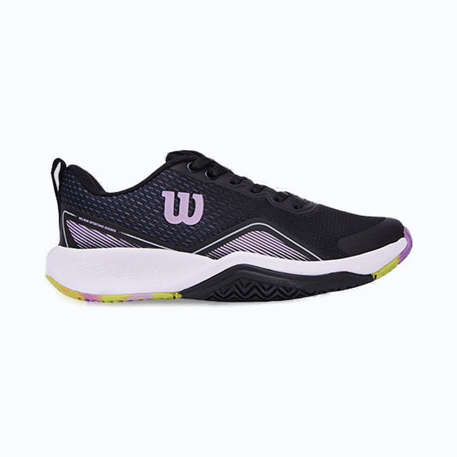 Zapatillas Wilson Court Negro/Lila