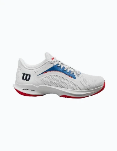 Zapatillas Wilson Woman Hurakn 2.0 Blanco/Azul/Rojo